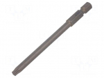 Screwdriver bit | Torx&reg; | TX25 | 1/4" | Overall len: 90mm