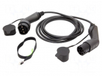 EMobility: cable | 230VAC | 3.6kW | IP55 | single-phase | 5m | 16A