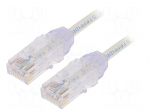 Patch cord | TX6-28&trade;,U/UTP | Cat: 6 | RJ45 plug,both sides | stranded