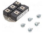 Bridge rectifier: three-phase | Urmax: 1.8kV | If: 63A | Ifsm: 500A