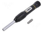 Screwdriver: torque | 170mm | 0.4&divide;2Nm | 1/4" | MicroClick MC2 | &plusmn;6%