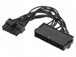Cable: mains | 14pin male,ATX female 24pin | 0.1m