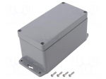 Enclosure: multipurpose | X: 80mm | Y: 160mm | Z: 85mm | ABS | dark grey