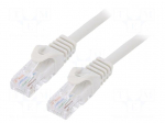 Patch cord | U/UTP | Cat: 6 | RJ45 plug,both sides | stranded | CCA | 15m