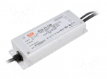 Power supply: switching | LED | 60W | 12VDC | 5A | 180&divide;295VAC | IP67 | 85%