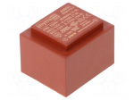 Transformer: encapsulated | 1.5VA | 230VAC | 12V | 12V | 63mA | 63mA | PCB