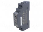 Power supply: switching | for DIN rail | 15W | 15VDC | 1A | 85&divide;264VAC