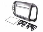 Radio frame | Hyundai | 2 DIN | black