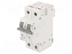 Circuit breaker | 230/400VAC | Inom: 10A | Poles: 1+N | Charact: B | 6kA