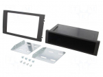 Radio frame | Seat | 2 DIN | black