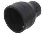 Heat shrink boot | straight,glued | 13mm | L: 38mm | black | -30&divide;105&deg;C