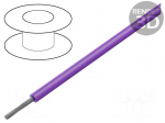 Wire | stranded | Cu | 16AWG | TFE | violet | 300V | 30m | 1x16AWG | 100ft