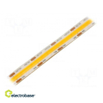 COB LED lint | valge soe | 12V | LED/m:528 | 10 mm | IP65 | 10W/m