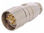 Connector: M23 | plug | 623 | male | PIN: 6 | 300V | unshielded | 20A | IP67