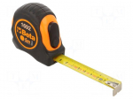 Measuring tape | L: 5m | Width: 19mm | ABS | Class: II | measure