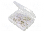 Diode: LED-kit | THT | 8mm | 50pcs | RGB | 3&divide;15VDC | plastic box | 7.5&divide;8mA