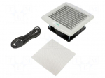 Fan: AC | axial | 115VAC | 85m3/h | 46dBA | IP54 | 170x150x62mm | RAL 7035
