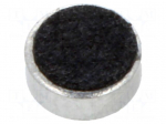Microphone | condenser | 20&divide;20000Hz | 2.2k&Omega; | &Oslash;4x1.5mm | 500uA | 1&divide;10V