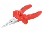 Pliers | insulated,round | carbon steel | 140mm | 476/1VDEDP