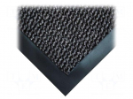 Entrance mat | Width: 0.9m | L: 1.5m | polypropylene | grey-black