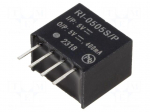 Converter: DC/DC | 2W | Uin: 4.5&divide;5.5VDC | Uout: 5VDC | Iout: 400mA | SIP4