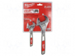 Wrench-set | adjustable | 2pcs.