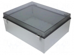 Enclosure: wall mounting | X: 400mm | Y: 500mm | Z: 200mm | CAB | grey