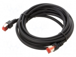 Patch cord | S/FTP | Cat: 6 | RJ45 plug,both sides | stranded | Cu | 3m