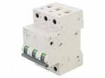 Circuit breaker | 400VAC | Inom: 6A | Poles: 3 | for DIN rail mounting