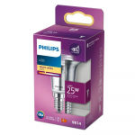 PHILIPS LED stikla 25W R50 E14 Silti balta 2700K 36D spuldze 8718699773779 929001891055