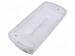 Lamp: LED emergency luminaire | SafeLite | IP42 | white | 150lm | 0.8Ah