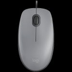 LOGITECH M110 Silent - MID GRAY - USB - EMEA-808 - AKOYA HANGTAB BOX M110S