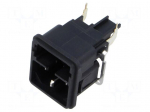 Connector: AC supply | socket | male | 10A | 250VAC | C14 (E) | KEA | IP40