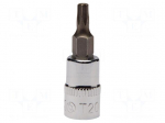 Socket | socket spanner,Torx&reg; | Torx&reg; | TX20 | 1/4" | 37.5mm