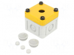 Enclosure: for remote controller | 22mm | IP66 | X: 65mm | Y: 65mm