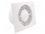 Fan: AC | axial | 230VAC | &Oslash;118mm | 150m3/h | 46dBA | slide | 2650rpm | IPX4