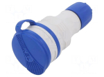 Connector: AC supply | female | power supply | socket | 2P+PE | 250VAC