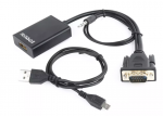 Gembird Adapter HDMI / 0,15m / USB / AUX / Full HD