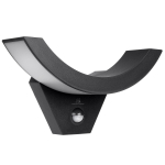 Uued tooted // Lampa LED z czujnikiem ruchu Maclean, czujnik ruchu na podczerwień, kolor czarny, 10W, IP54, 800lm, MCE290 B