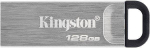 Flash drive Kingston  USB Flash Drive DataTraveler Kyson 128 GB, USB 3.2 Gen 1, Black/Grey