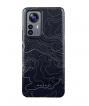 Back panel cover iLike Xiaomi 12 Pro Burga Drifting Shores - Line Art Tough Case