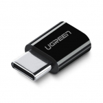 Adapter Ugreen  adapter micro USB to USB Type C adapter black (30391) Black