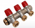 Manifold 3/4'' - 3-ways 3/4''EK Red head screws GF