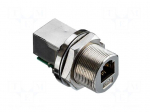Connector: RJ45 | headphone jack | PIN: 8 | side,angled 90&deg; | 8p8c