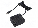 Power supply: switching | mains,plug-in | 12VDC | 1A | 12W | 87.5%