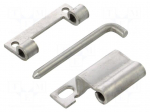 Hinge | stainless steel | Pin material: stainless steel