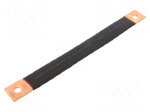 Braids | insulated earthing tape | W: 35mm | 70mm2 | &Oslash;1: 13mm | &Oslash;2: 13mm