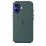 Back panel cover Apple - iPhone&nbsp;16 Silicone Case with MagSafe - Lake Green