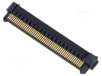 Connector: PCB to PCB | socket | male | PIN: 100 | ERM8 | vertical | 1.4A