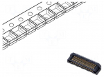 Connector: PCB to PCB | socket | hermaphrodite | PIN: 40 | LSS | 1.7A